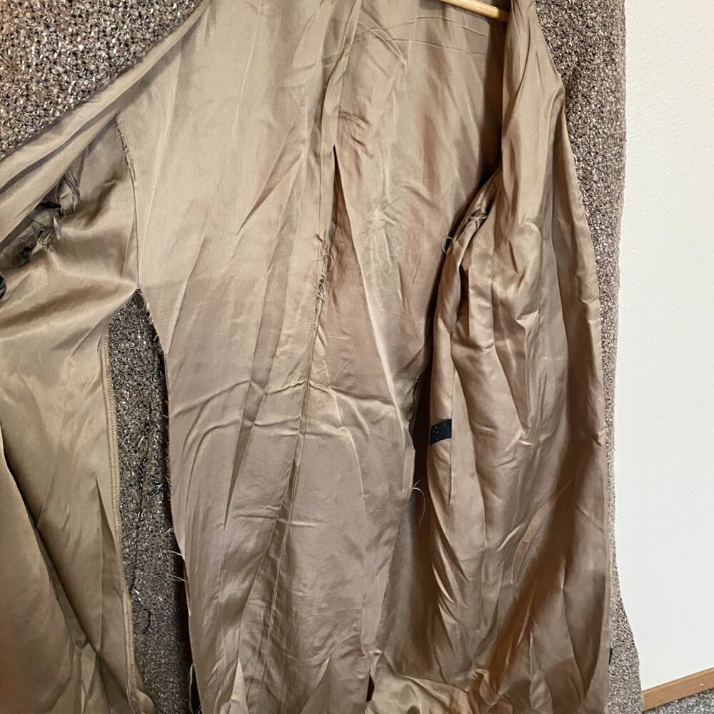 VTG ANNE KLEIN Women’s Wool-Blend Long Coat Size 14 *FLAW* Cozy, and Comfort - Picture 5 of 6